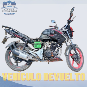 MOTOCICLETA CALCINADA