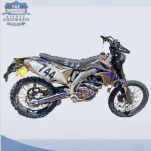 MOTOCICLETA CALCINADA