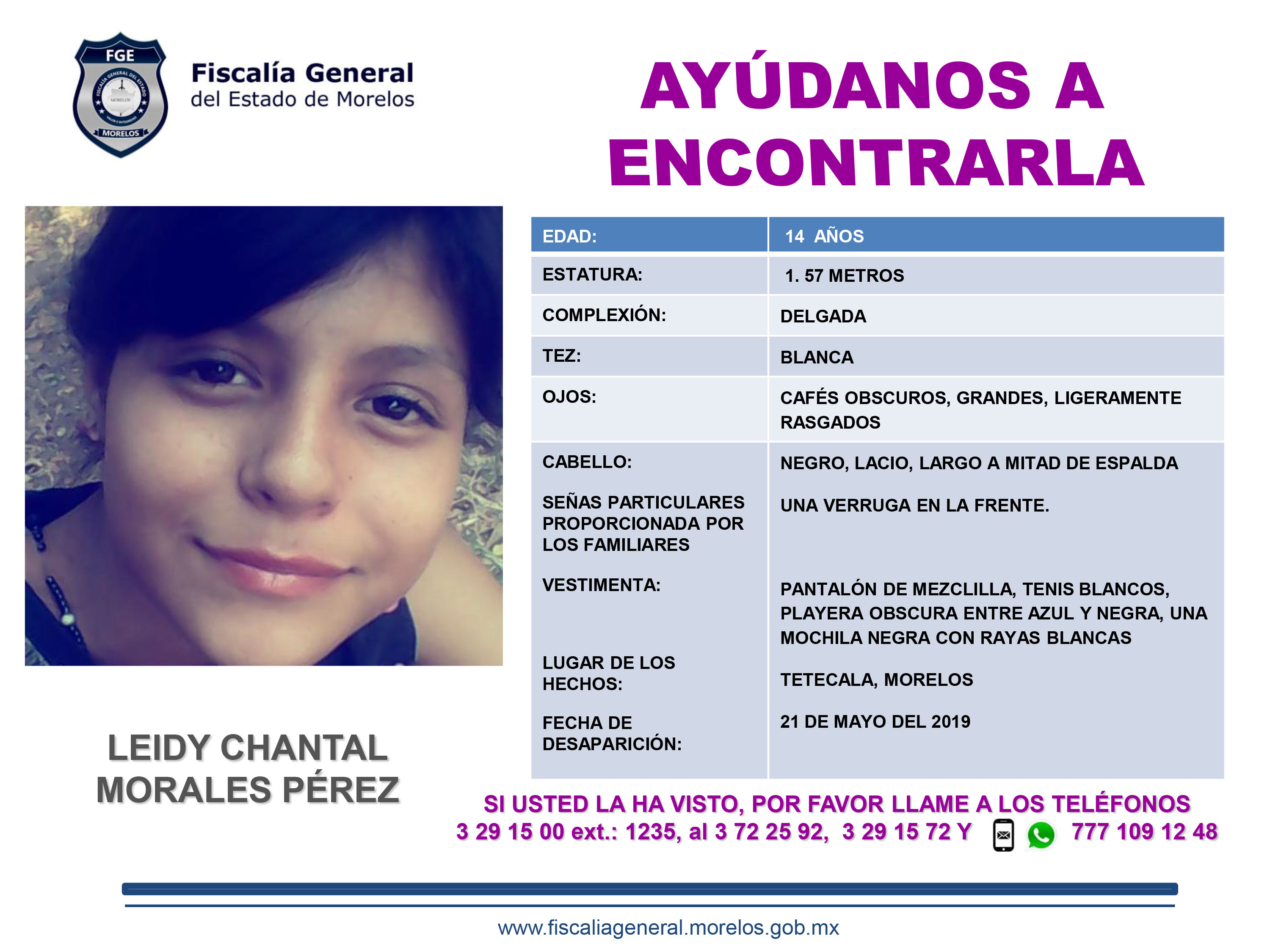 Lady Chantal Morales Pérez