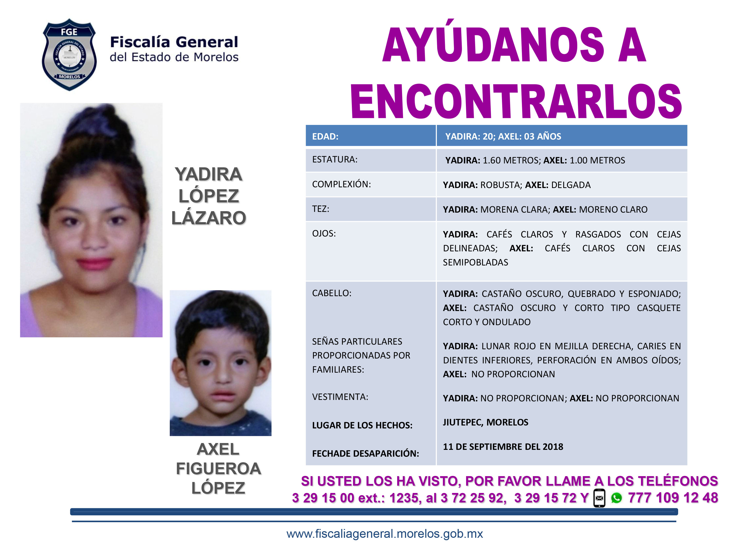 Yadira López Lázaro y Axel Figueroa López