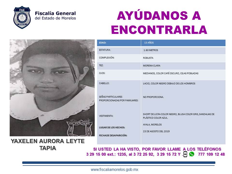 Yaxelen Aurora Leyte Tapia