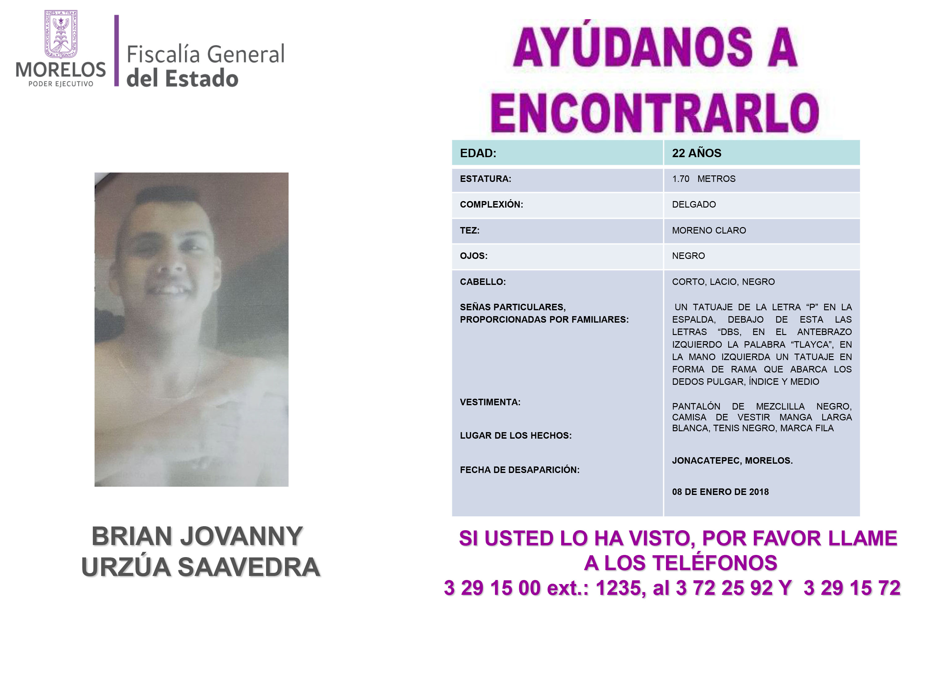 Brian Jovanny Urzúa Saavedra