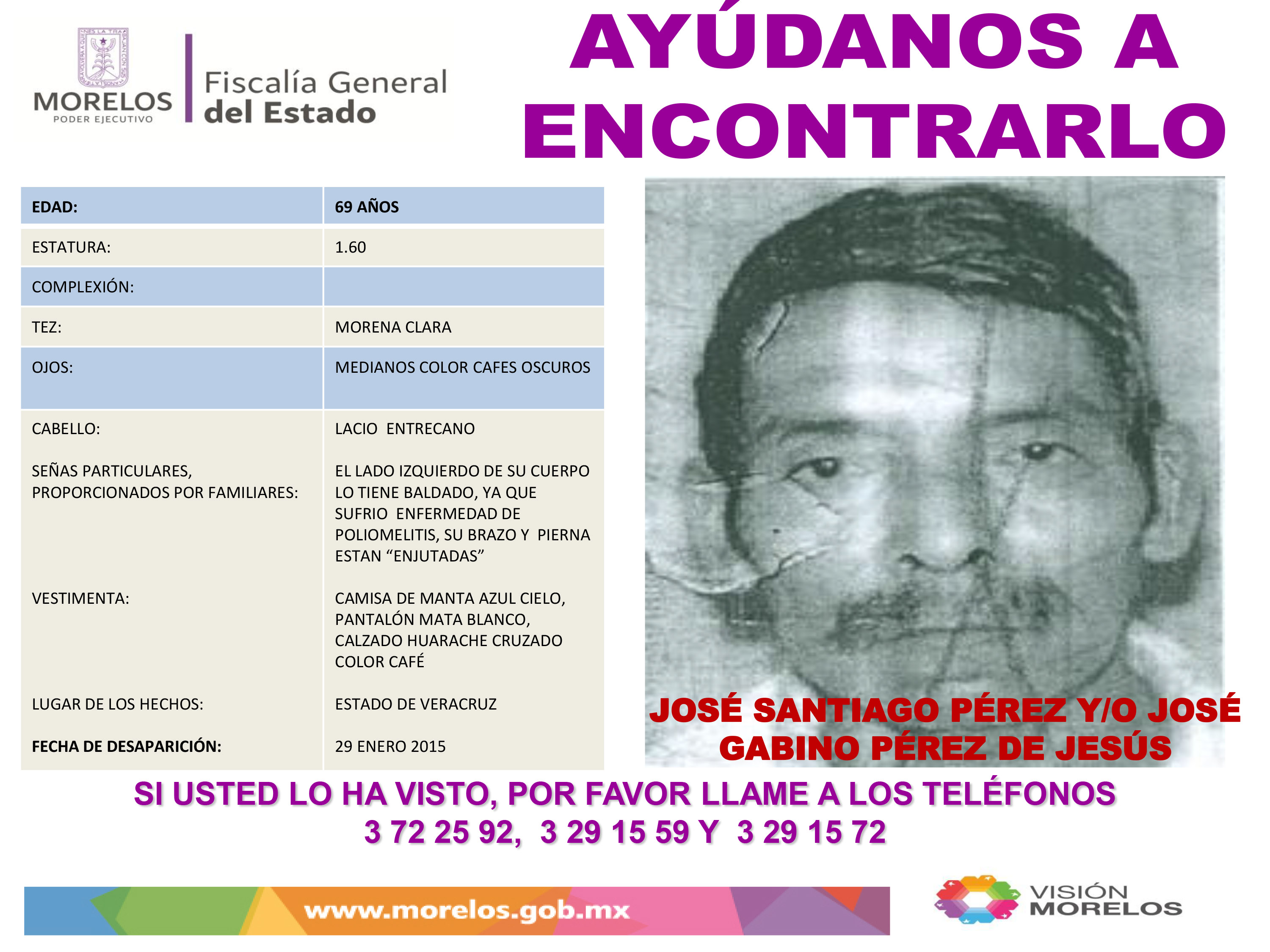 José Santiago Pérez y/o José Gabino Pérez de Jesús