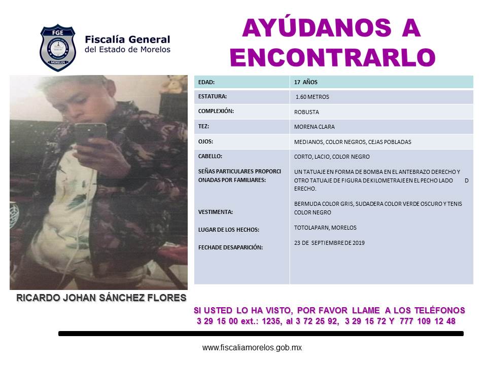 Ricardo Johan Sánchez Flores