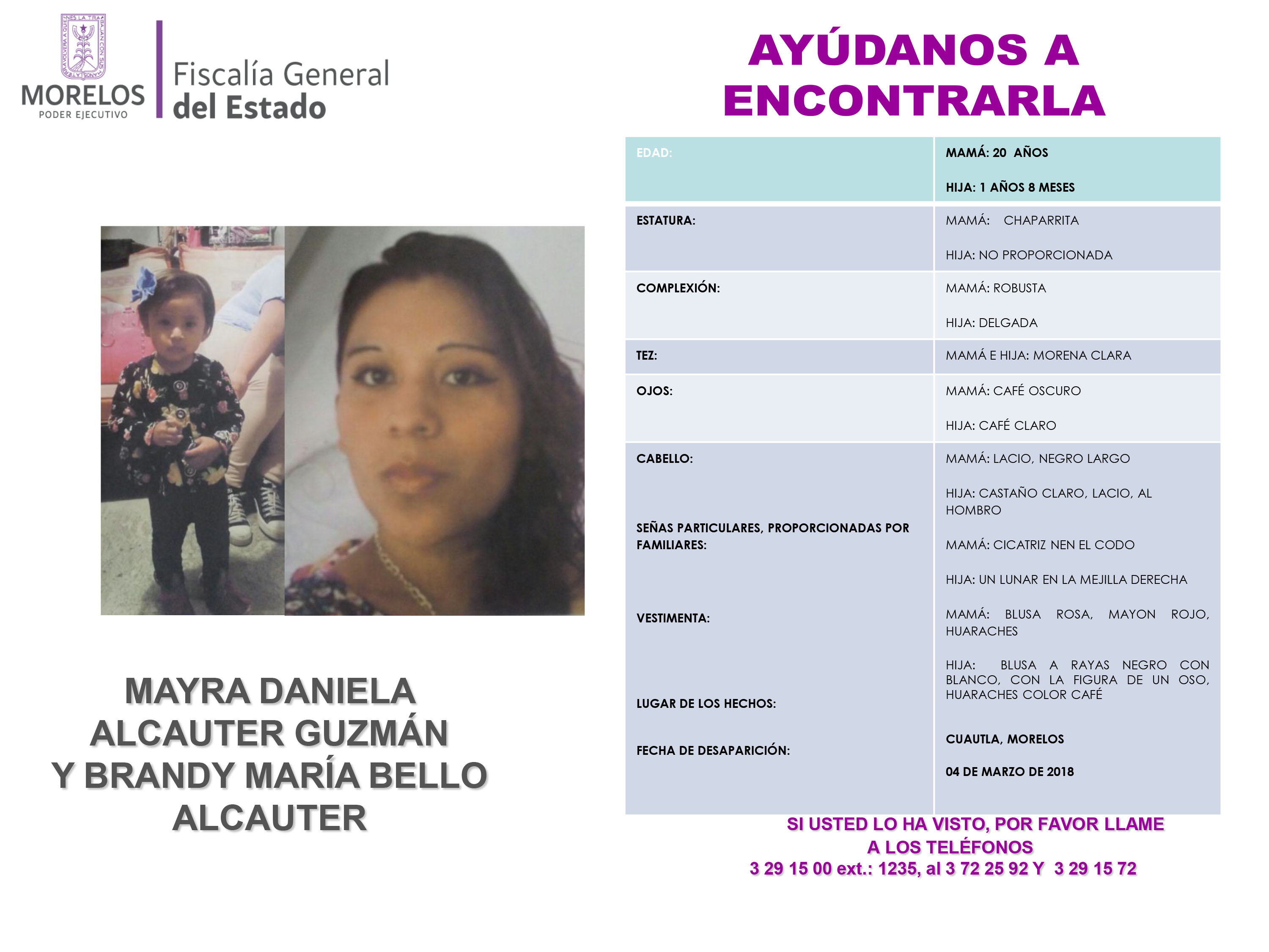 Mayra Daniela Alcauter Guzmán y Brandy María Bello Alcauter