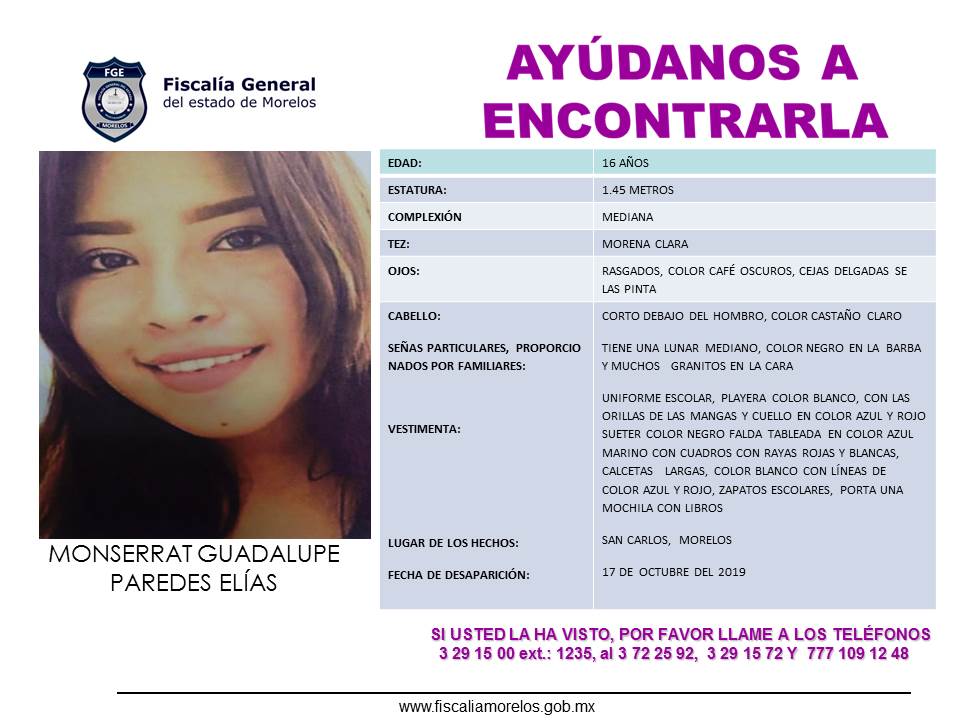 Monserrat Guadalupe Paredes Elías