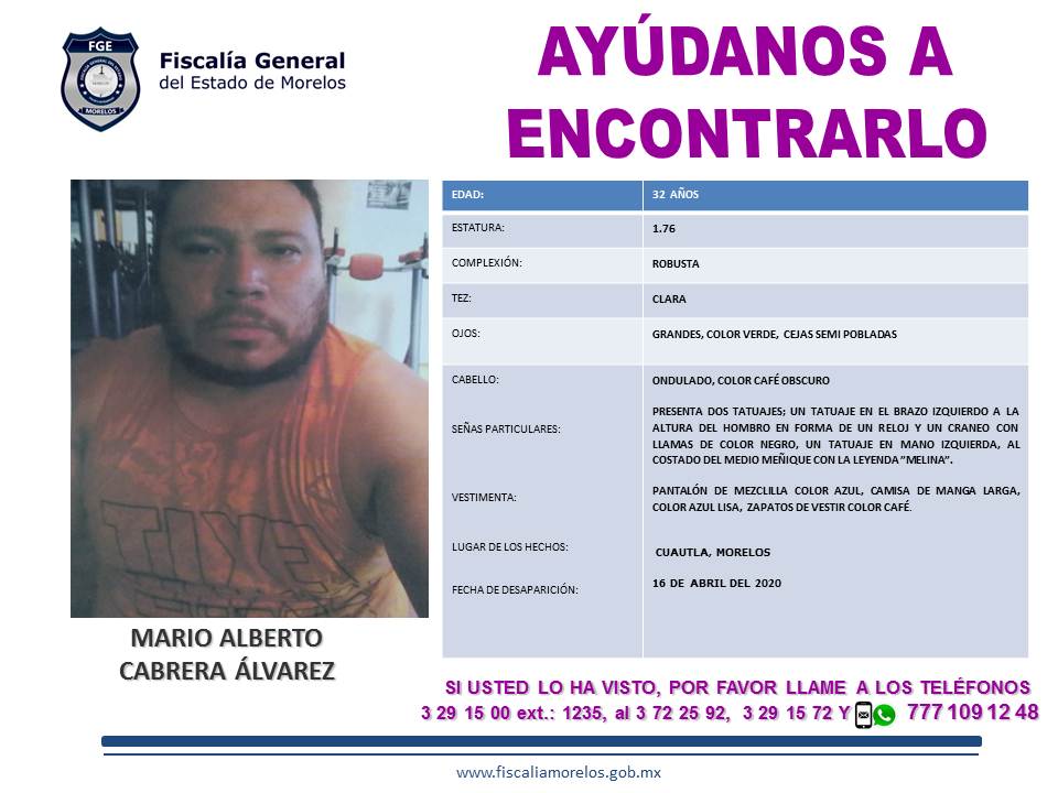 MARIO ALBERTO CABRERA ÁLVAREZ