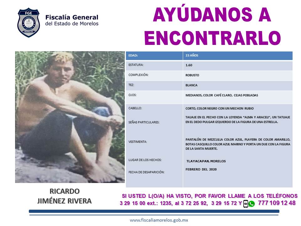 RICARDO JIMÉNEZ RIVERA