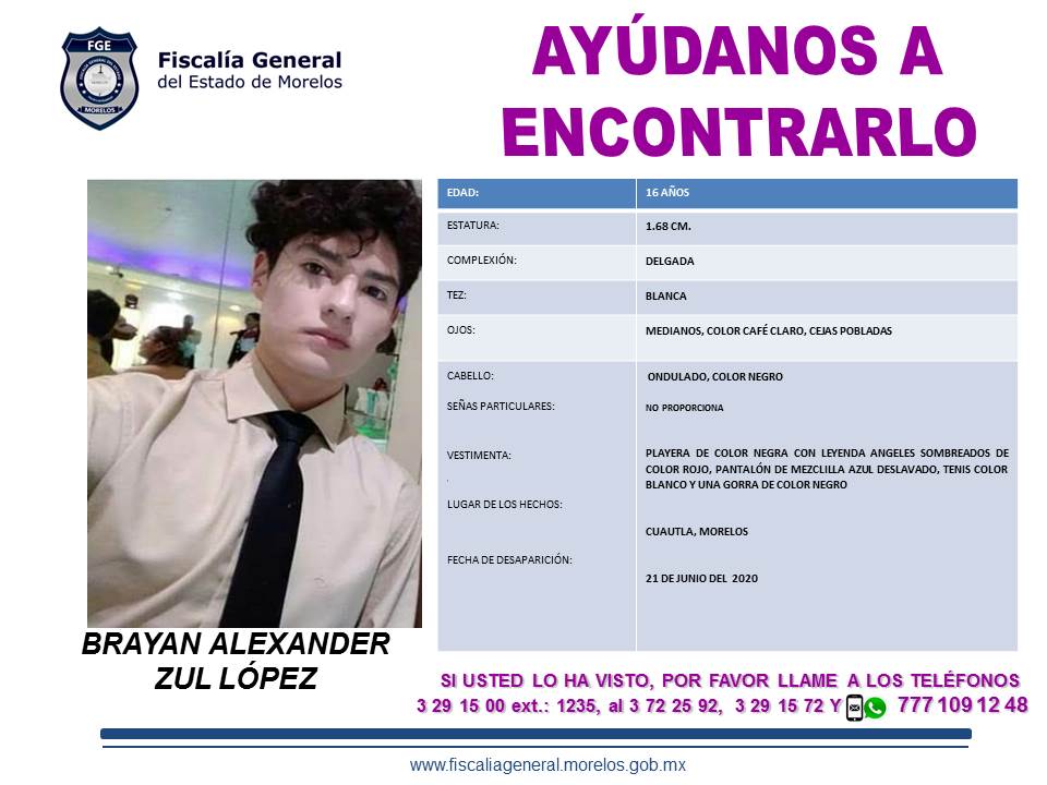 BRAYAN ALEXANDER ZUL LÓPEZ