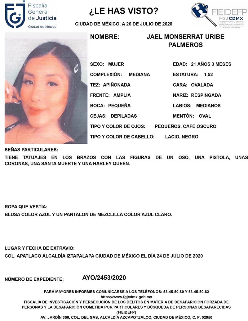 JAEL MONSERRAT URIBE PALMEROS