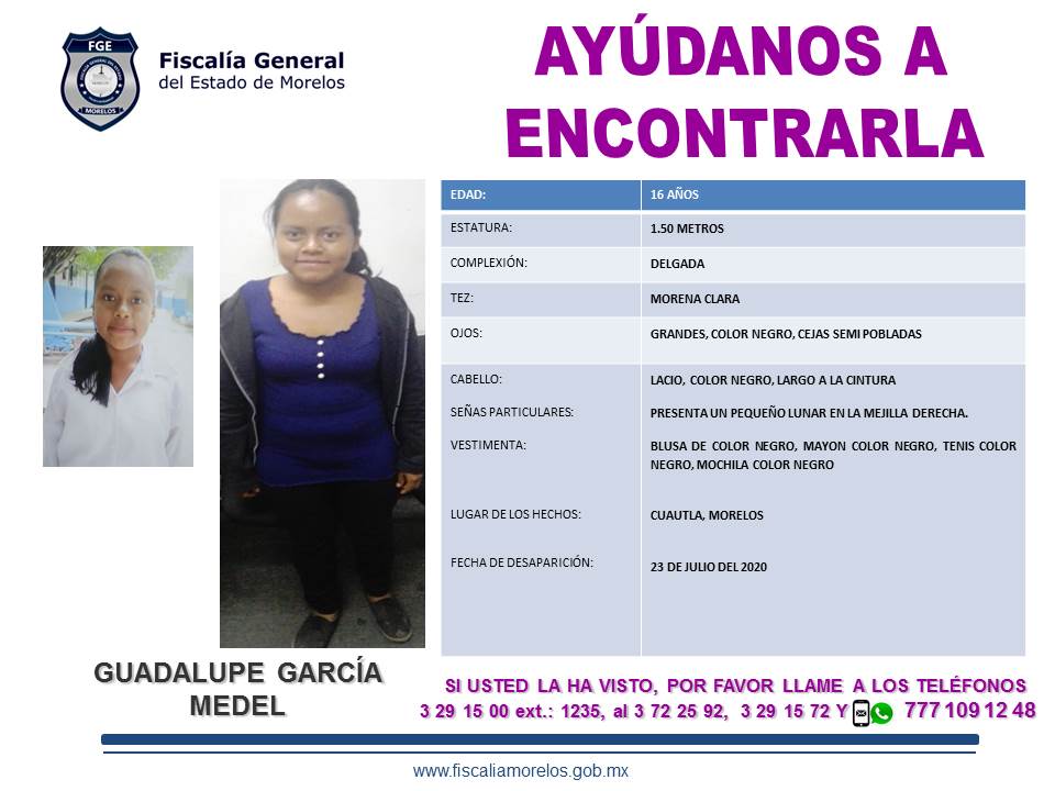 GUADALUPE GARCÍA MEDEL