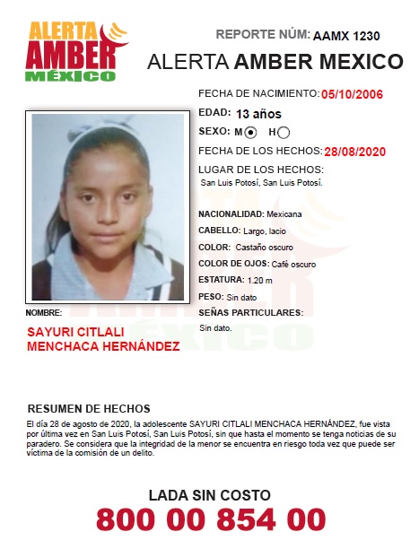 SAYURI CITLALI MENCHACA HERNÁNDEZ (SLP)