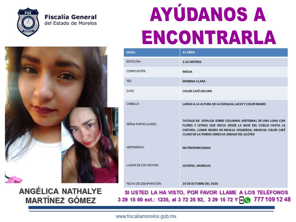 ANGÉLICA NATHALYE MARTÍNEZ GÓMEZ