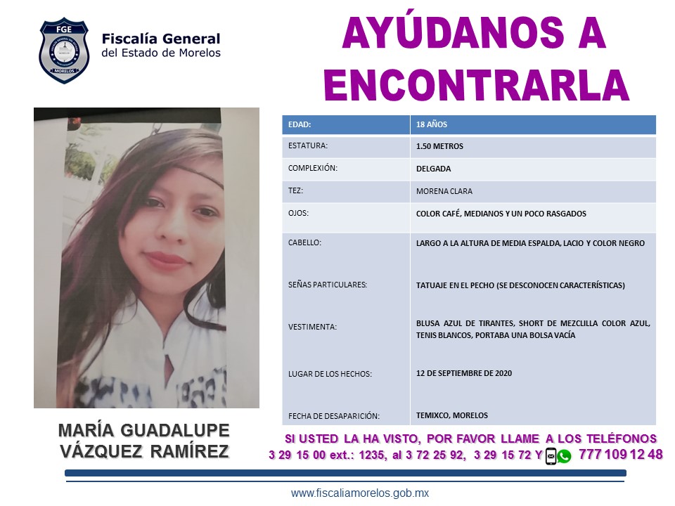 MARÍA GUADALUPE VÁZQUEZ RAMÍREZ