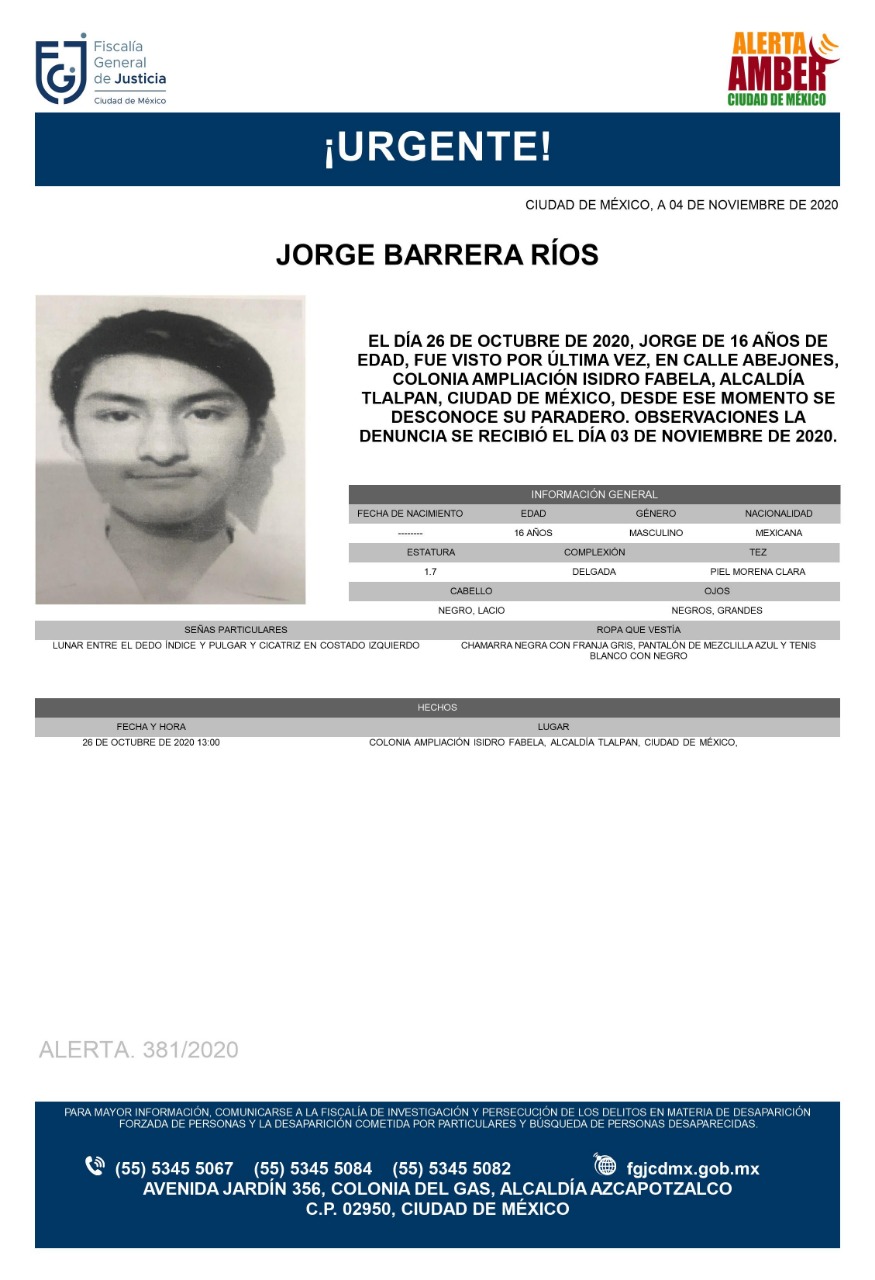 JORGE BARRERA RÍOS