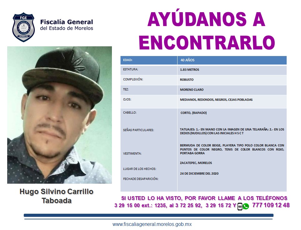 HUGO SILVINO CARRILLO TABOADA