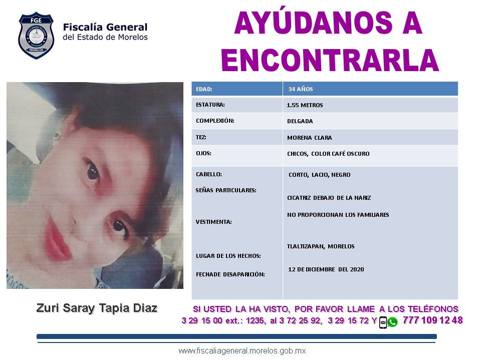 ZURI SARAY TAPIA DÍAZ