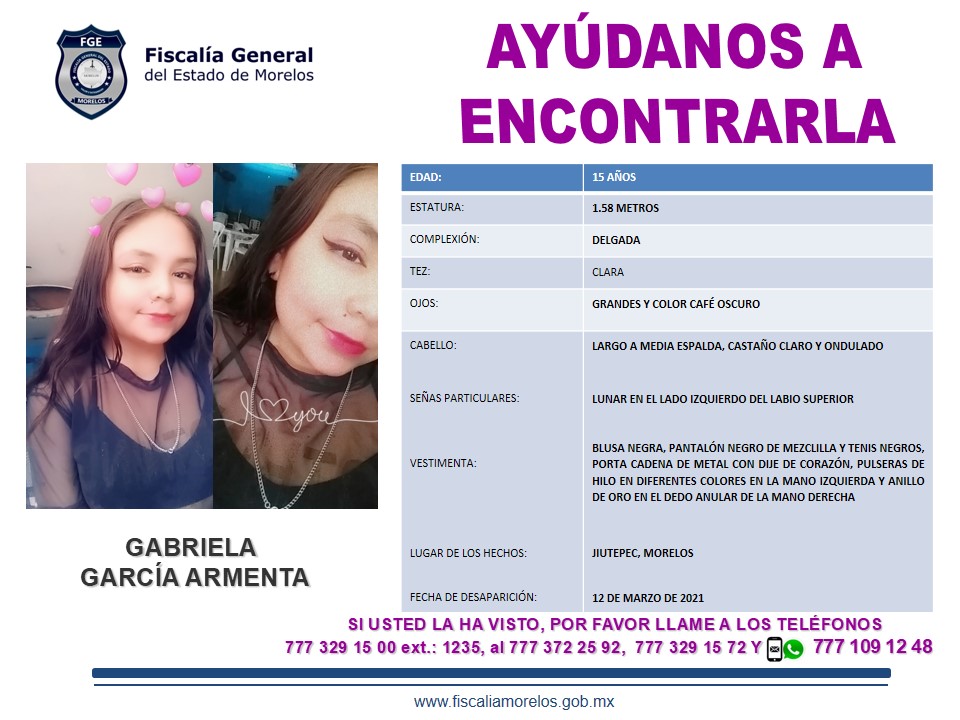 GABRIELA GARCÍA ARMENTA