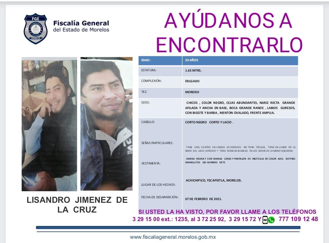 LISANDRO JIMENEZ DE LA CRUZ