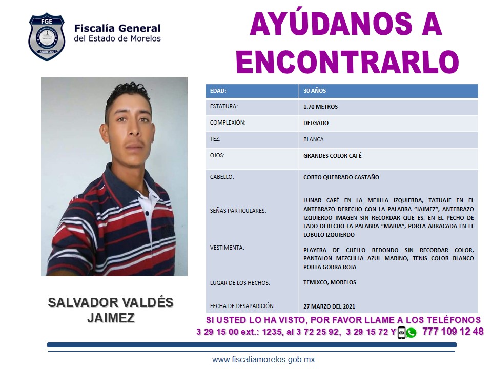 SALVADOR  VALDEZ JAIMEZ