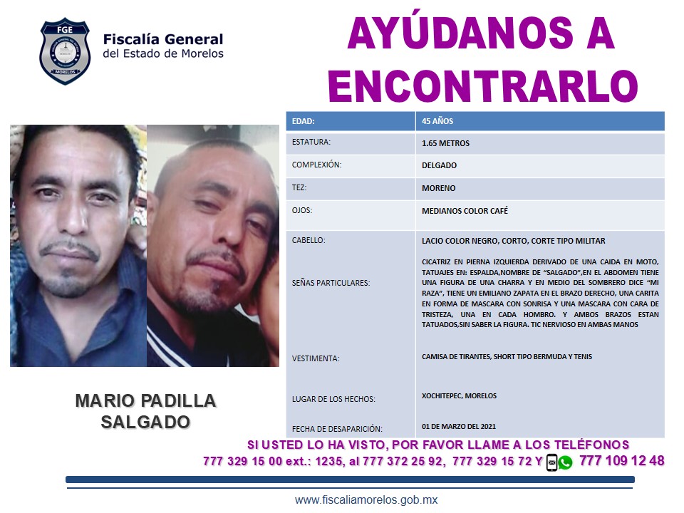 MARIO PADILLA SALGADO