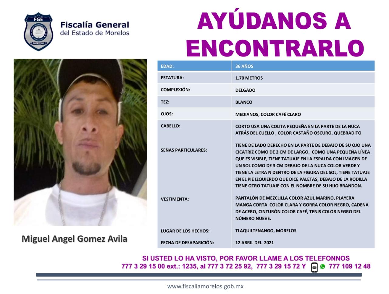 MIGUEL ÁNGEL GÓMEZ ÁVILA