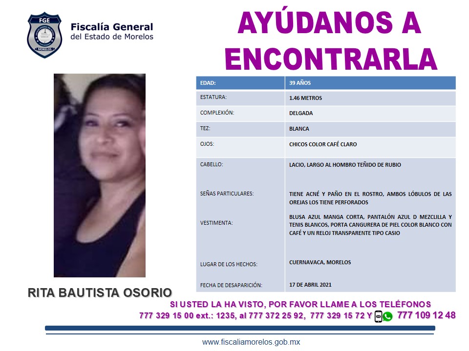 RITA BAUTISTA OSORIO