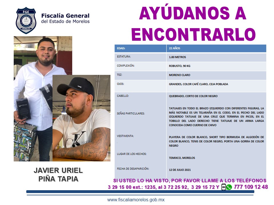 JAVIER URIEL PIÑA TAPIA