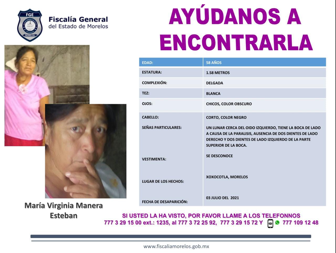 MARÍA VIRGINIA MANERA ESTEBAN