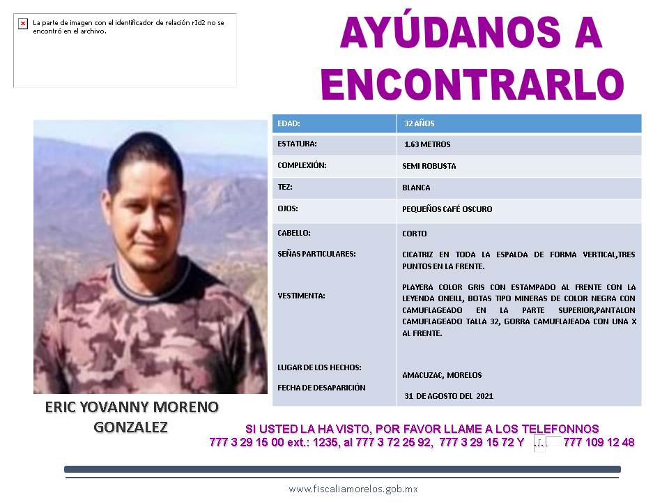 ERIC YOVANNY MORENO GONZÁLEZ