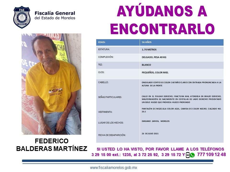 FEDERICO BALDERAS MARTÍNEZ