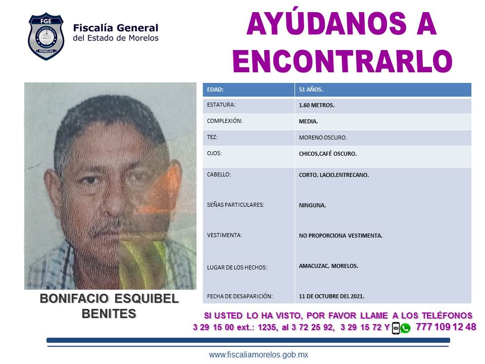 BONIFACIO ESQUIBEL BENITES