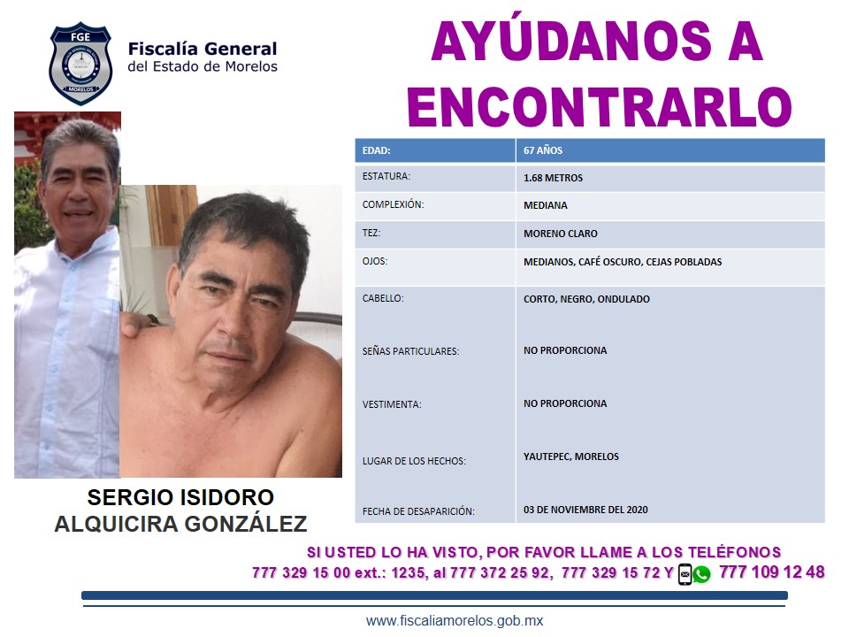 SERGIO ISIDORO ALQUICIRA GONZÁLEZ