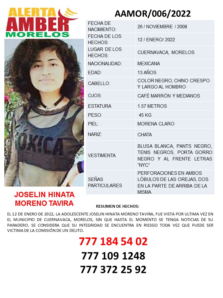JOSELIN HITANA MORENO TAVIRA
