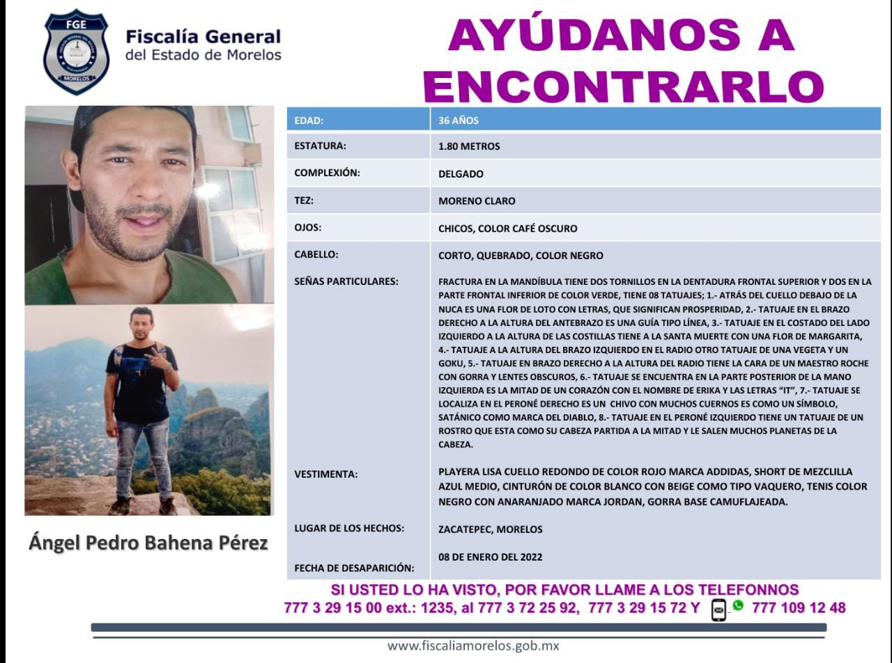 ÁNGEL PEDRO BAHENA PÉREZ