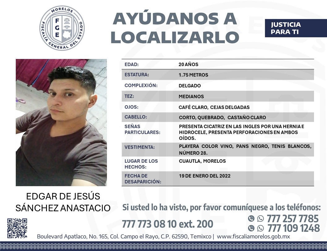 EDGAR DE JESÚS SÁNCHEZ ANASTACIO