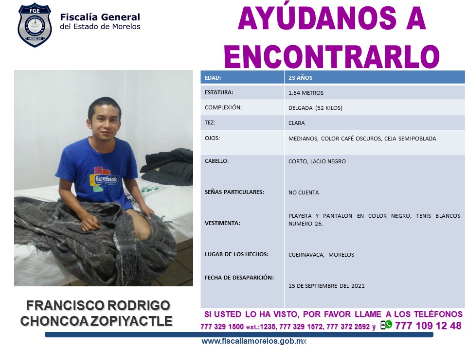 FRANCISCO RODRIGO CHONCOA ZOPIYACTLE