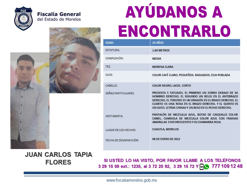 JUAN CARLOS TAPIA FLORES