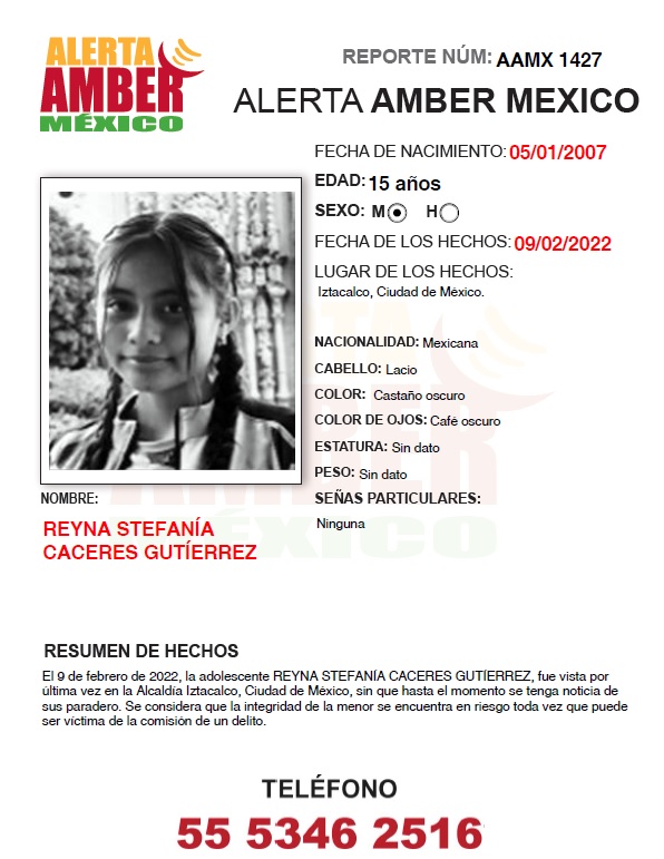 REYNA STEFANÍA CACERES GUTIÉRREZ