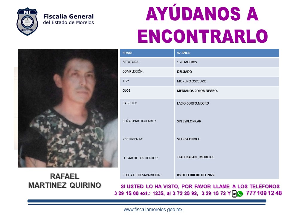 RAFAEL MARTINEZ QUIRINO