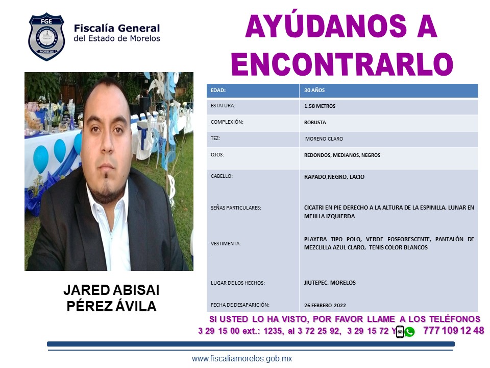 ARED ABISAI PÉREZ ÁVILA