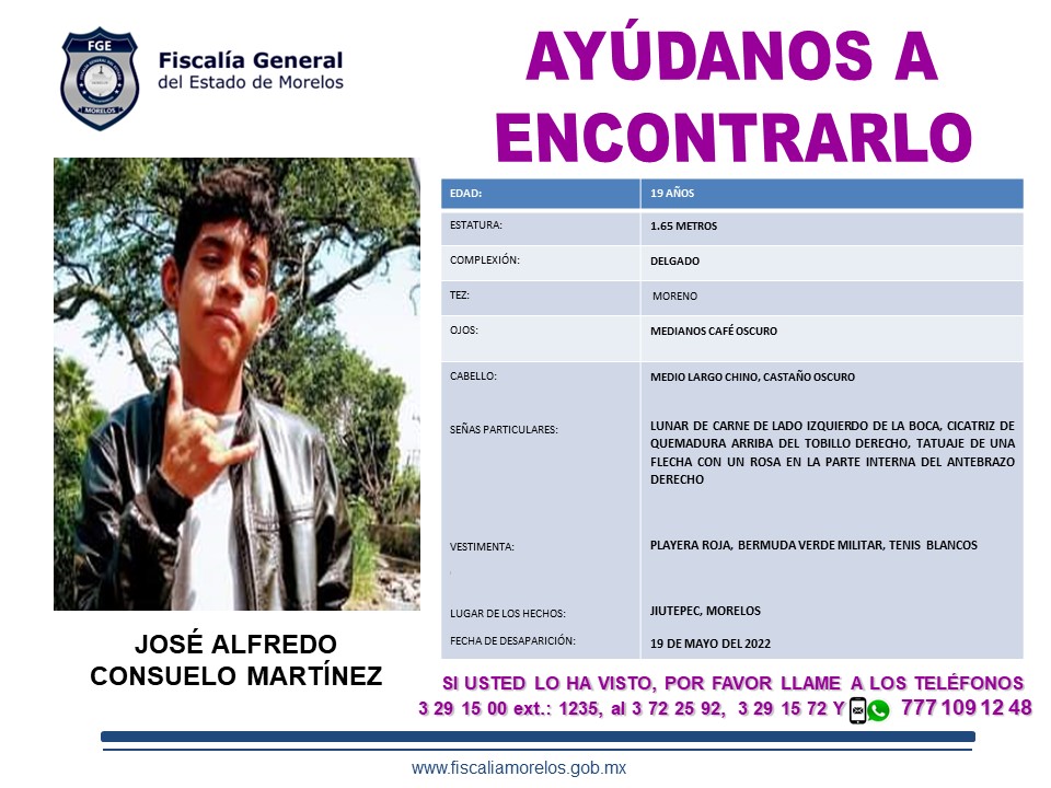 JOSÉ ALFREDO CONSUELO MARTÍNEZ