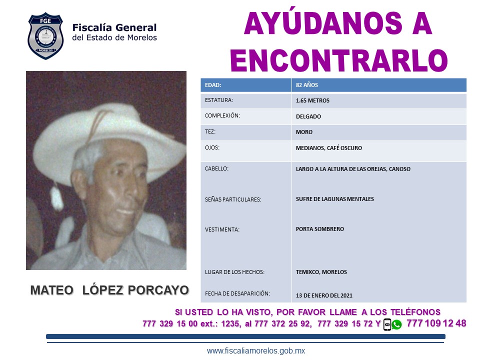 MATEO LÓPEZ PORCAYO