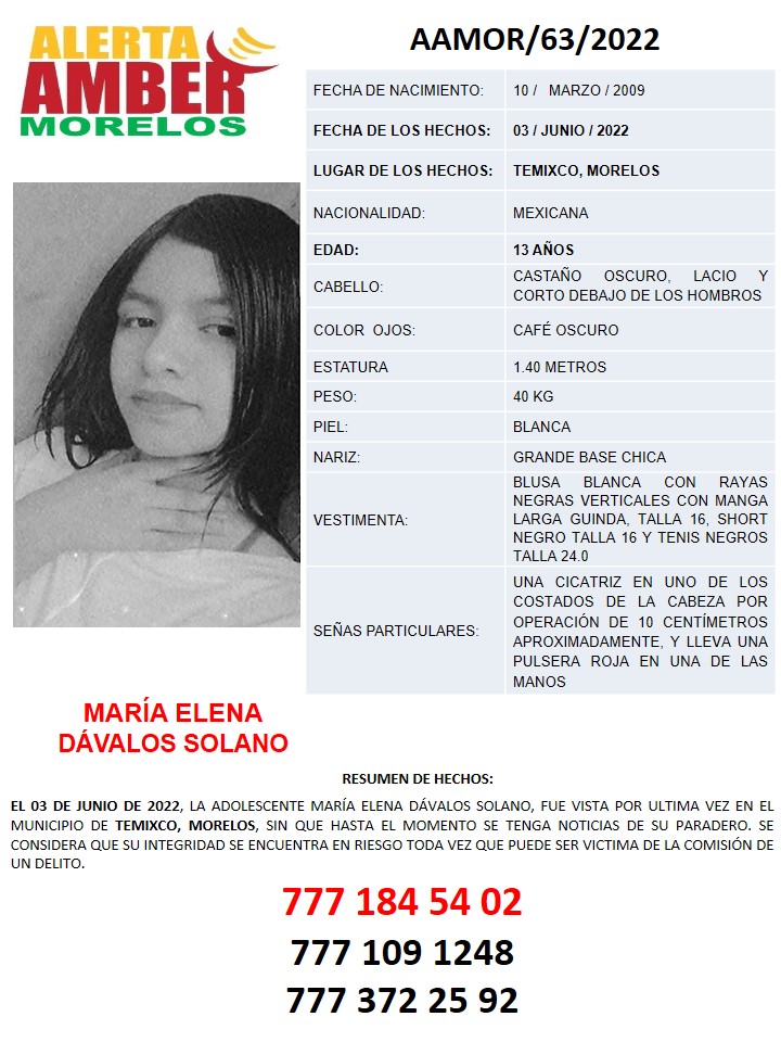 MARÍA ELENA DÁVALOS SOLANO