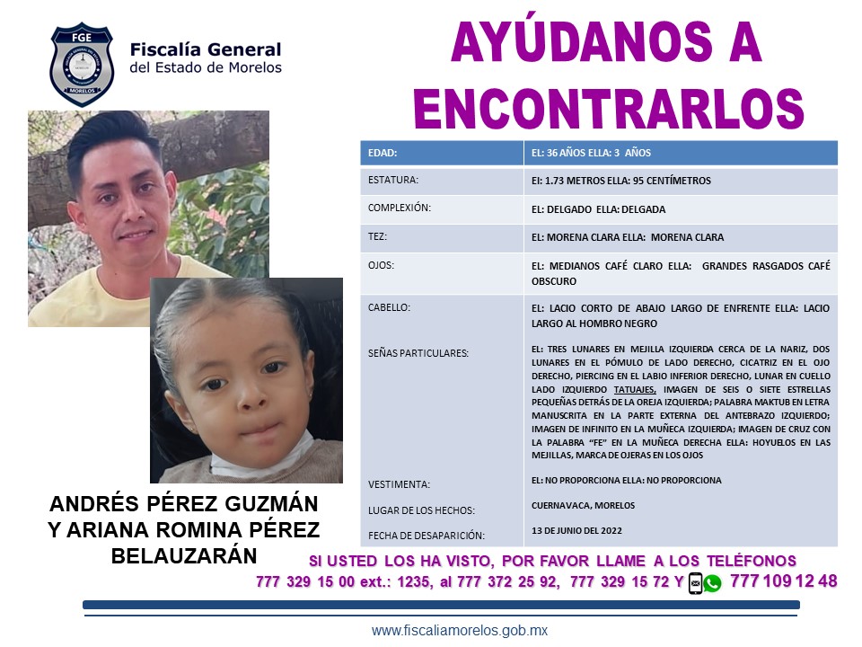 ANDRES PERZ GUZMAN Y ARIANA ROMINA PEREZ BELAUZARAN