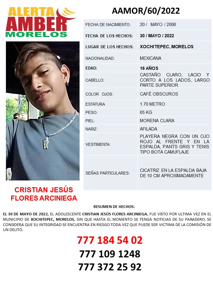 Cristian Jesús Flores Arciniega