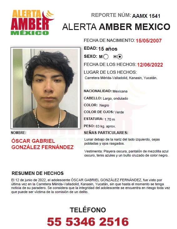 ÓSCAR GABRIEL GONZÁLEZ FERNÁNDEZ (YUC)