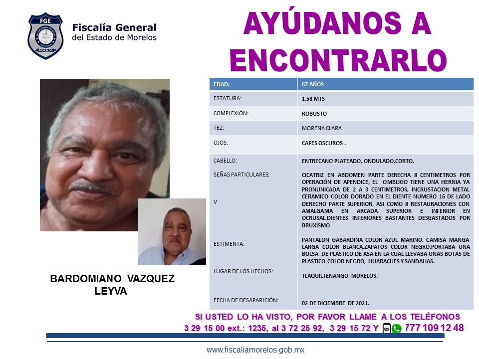 BARDOMIANO VÁZQUEZ LEYVA