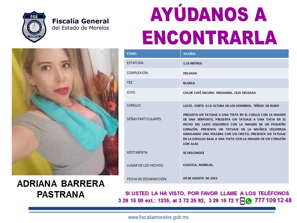 ADRIANA BARRERA PASTRANA