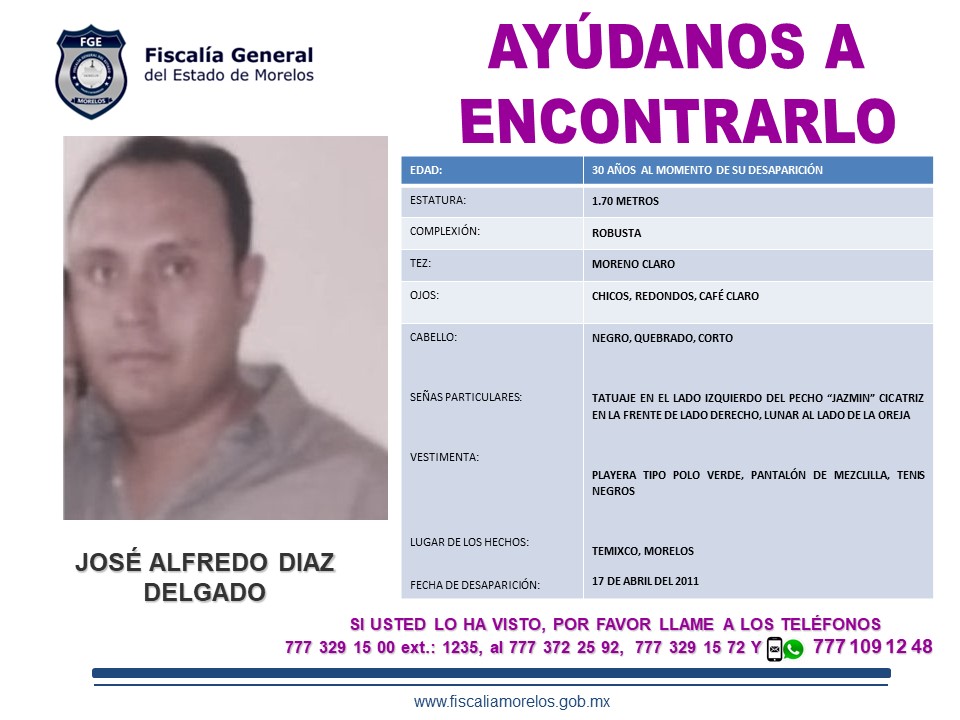 JOSÉ ALFREDO DÍAZ DELGADO